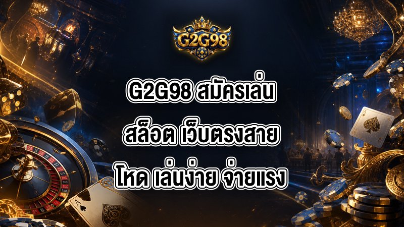 G2G98 สมัครเล่นสล็อต